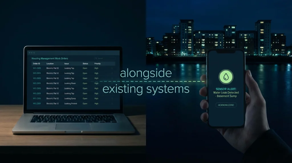 Integrating sensors alongside existing systems